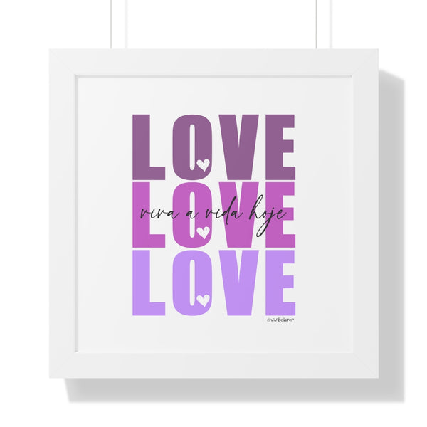 ♡ Inspirational Framed Poster Decoration