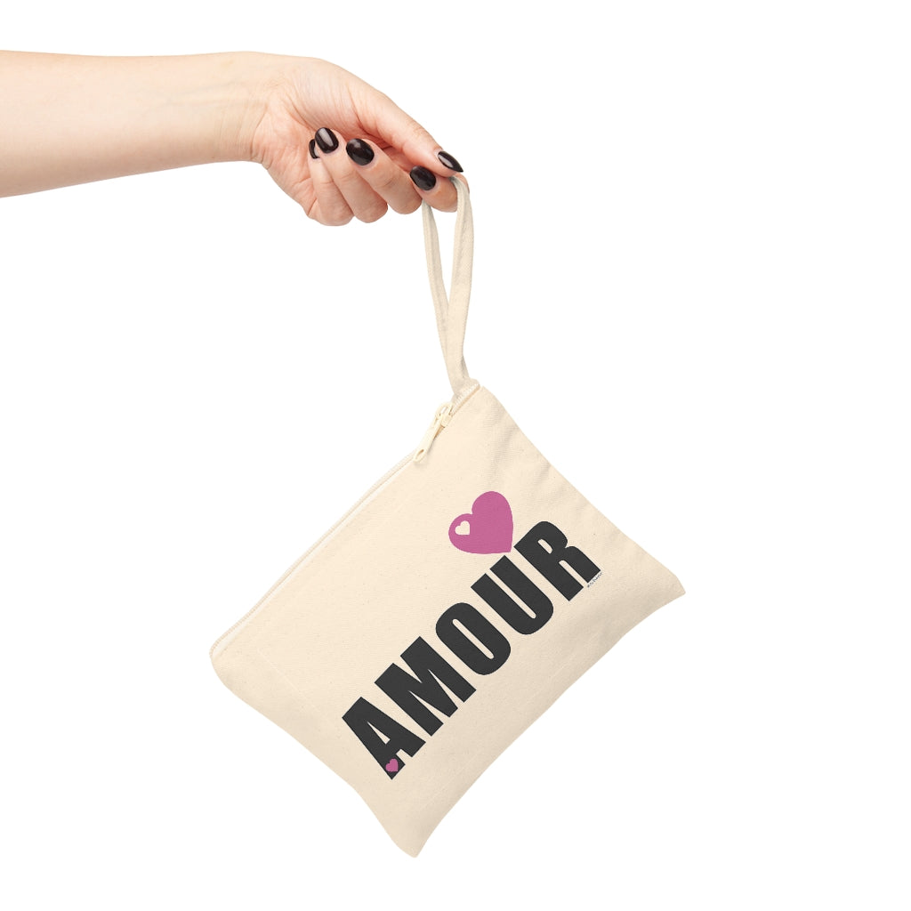 ♡ AMOUR .: Natural Cotton Zipper Pouch