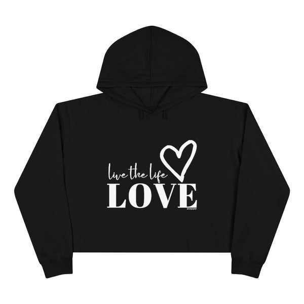 ♡  Live the Life LOVE :: Super Stylish Crop-top Hoodie