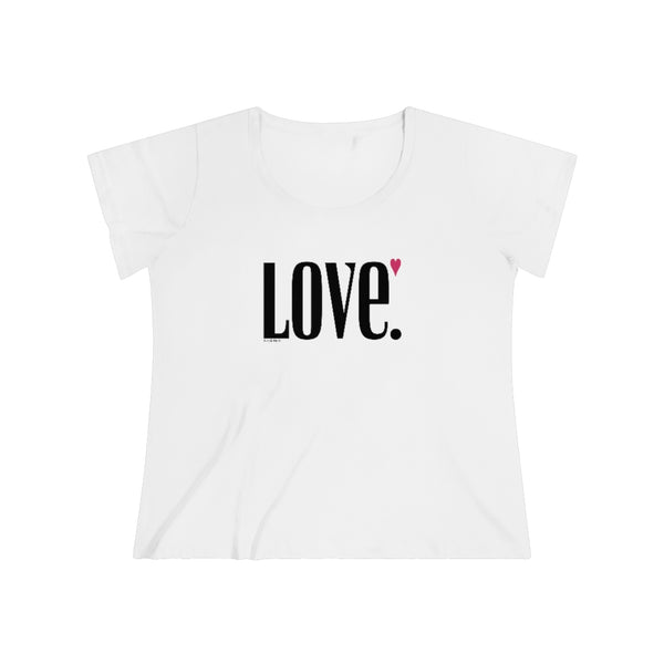 ♡ BASIC LOVE Collection .: Women's Curvy Tee (Plus size fit)