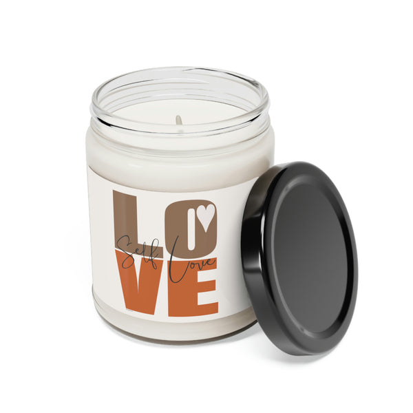 ♡ Self-LOVE .:  Inspirational :: 100% natural Soy Candle, 9oz  :: Eco Friendly