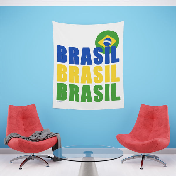 BRASIL .: Printed Wall Tapestry .: 50" × 60"