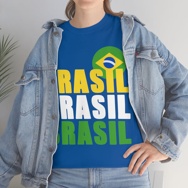 Camiseta BRASIL .: Heavy Cotton Tee (Classic fit) 100% cotton