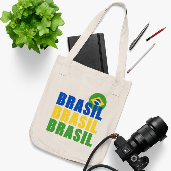 BRASIL .: Organic Canvas Tote Bag