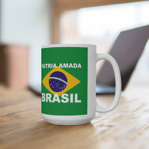 PÁTRIA AMADA BRASIL .: Ceramic Coffee Mug .: 15oz