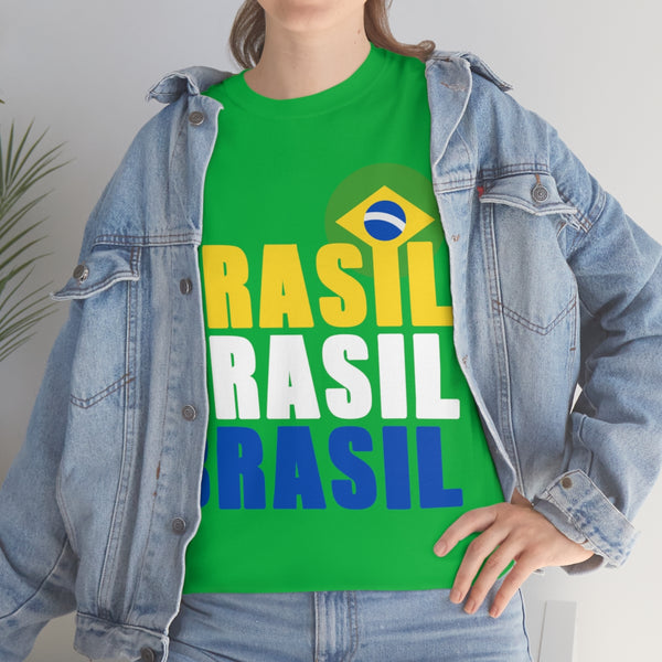 Camiseta BRASIL .: Heavy Cotton Tee (Classic fit) 100% cotton