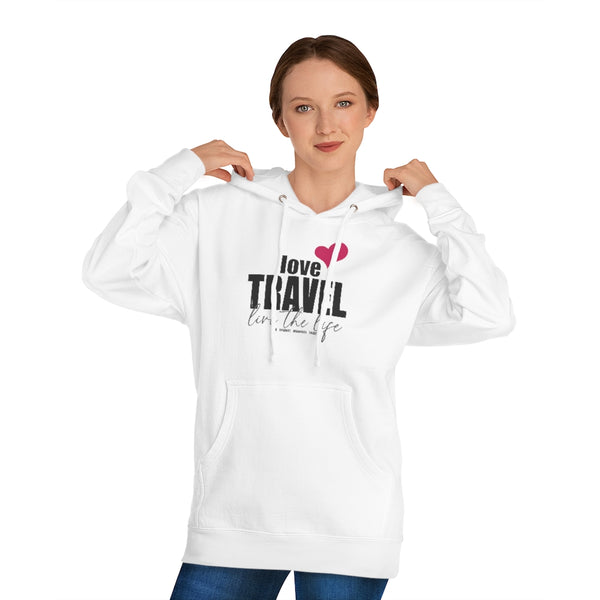 ♡ LOVE TRAVEL :: Unisex Hooded Sweatshirt