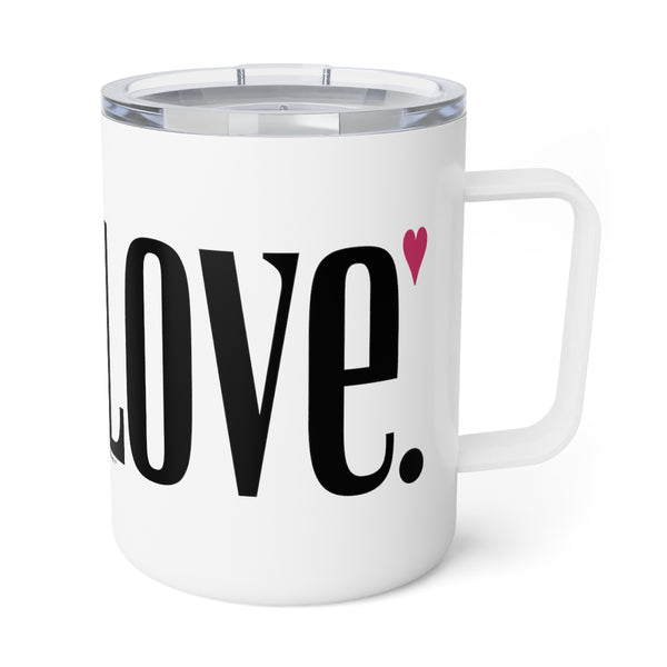 LOVE .: Insulated Coffee Mug, 10oz
