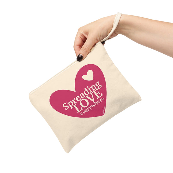 ♡ Spreading LOVE everywhere .: Natural Cotton Zipper Pouch
