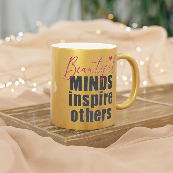 ♡ Inspirational Metallic Mug (Silver\Gold)