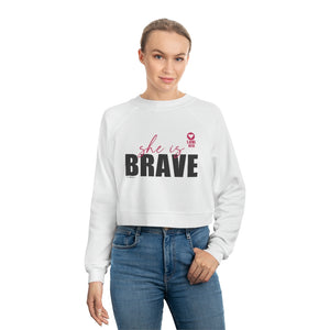♡ Relaxed fit Cropped Fleece Pullover (LOVE HER Collection)