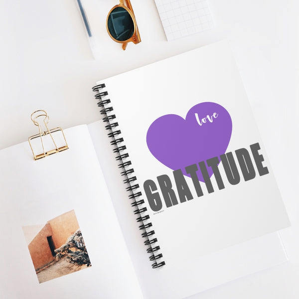 ♡ Spiral Notebook with Inspirational Design :: 118 Ruled Line