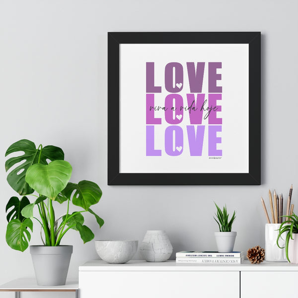 ♡ Inspirational Framed Poster Decoration