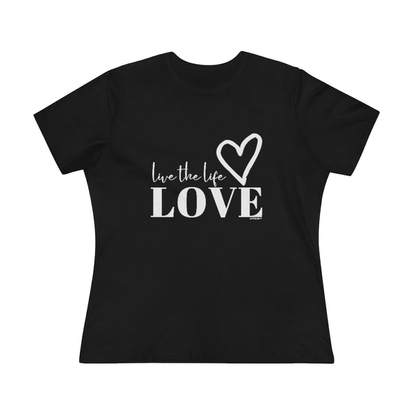 ♡ Live the Life LOVE :: Classic Black & White T-Shirt