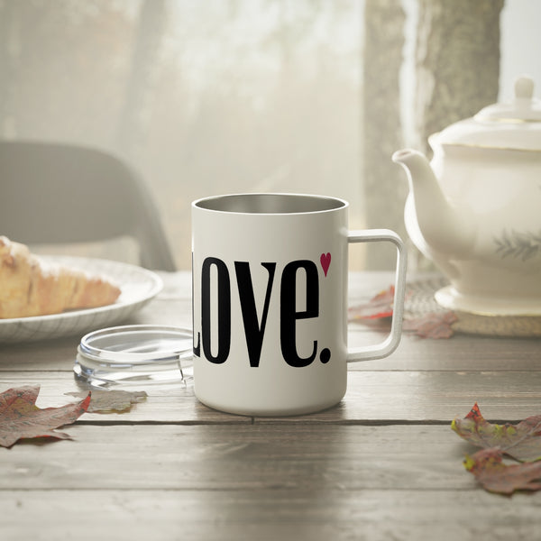 LOVE .: Insulated Coffee Mug, 10oz