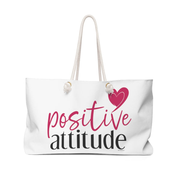 ♡ Positive Attitude :: Weekender Tote