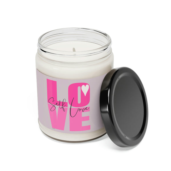 ♡ Self-LOVE .:  Inspirational :: 100% natural Soy Candle, 9oz  :: Eco Friendly