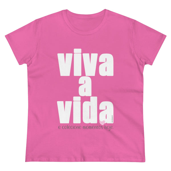 Viva a Vida .: Women's Midweight 100% Cotton Tee (Semi-fitted)