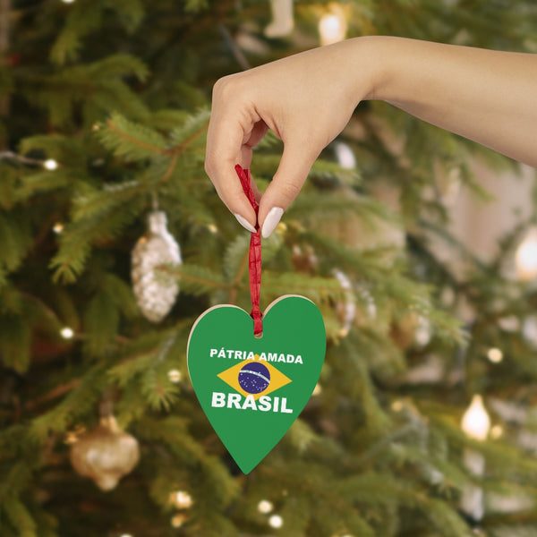BRASIL .: Wooden Ornament