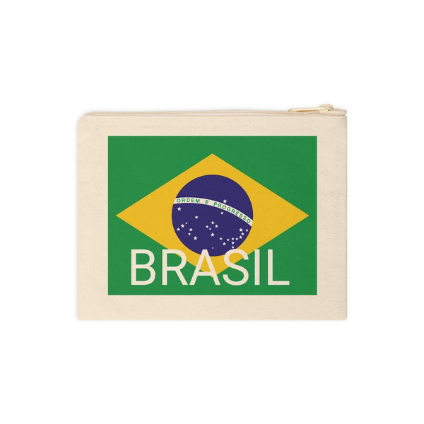 BRASIL .: Cotton Zipper Pouch