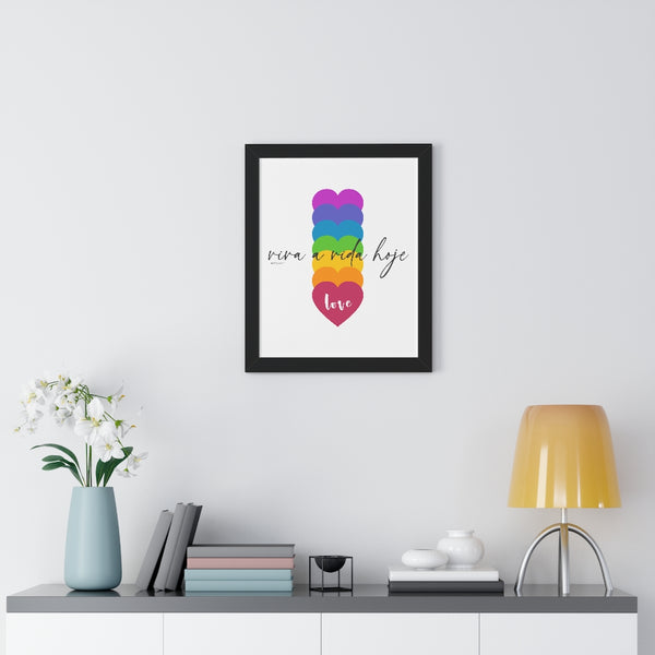 Viva a Vida Hoje :: Energiza Collection ♡ Inspirational Framed Poster Decoration