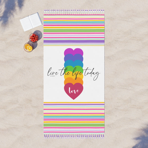 Live the Life Today ♡ Lovely Boho Beach Cloth {ENERGIZA Collection}