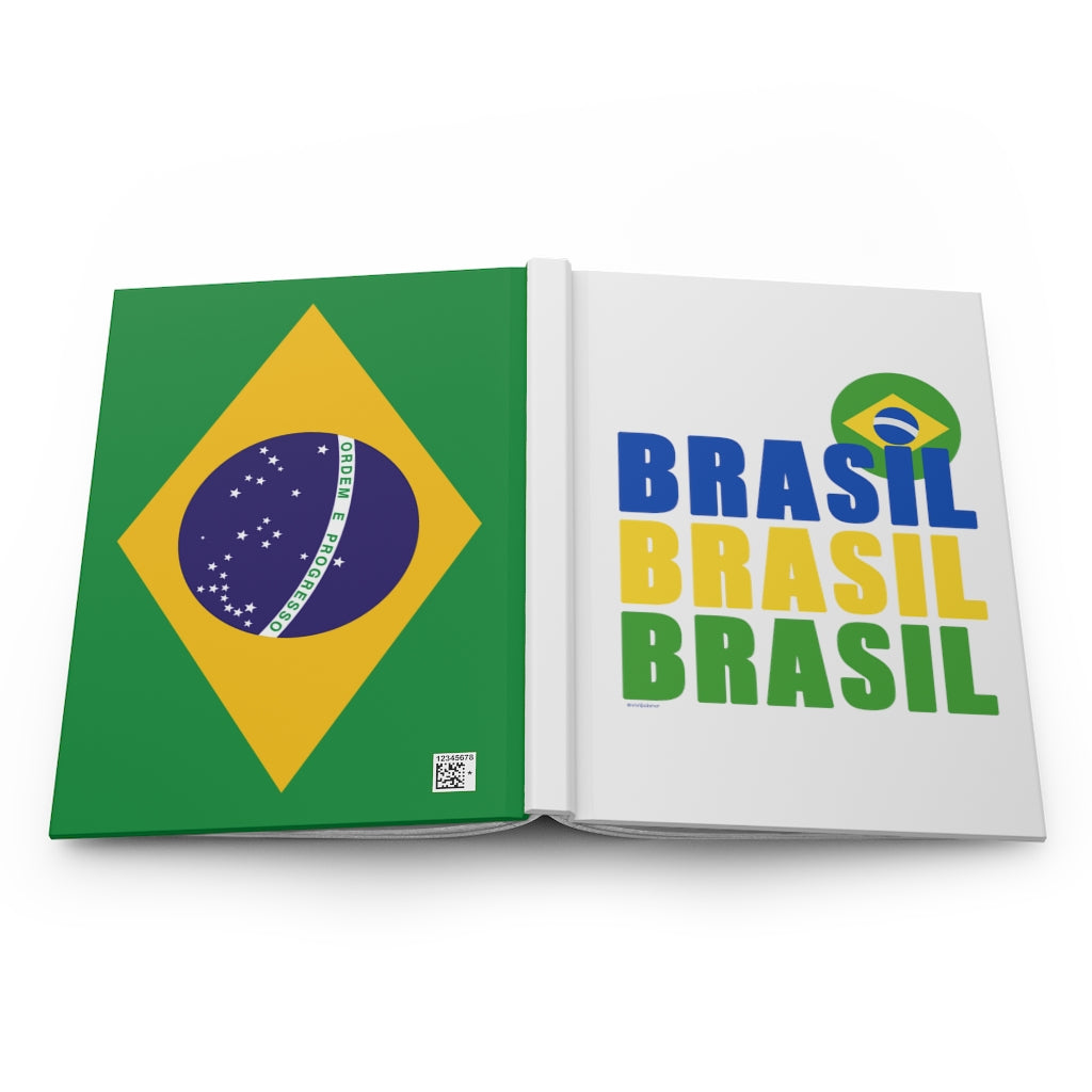 BRASIL .: Hardcover Journal Matte