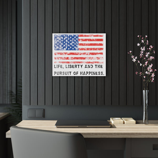USA .: "Life, Liberty and the pursuit of Happiness" .: Acrylic Print