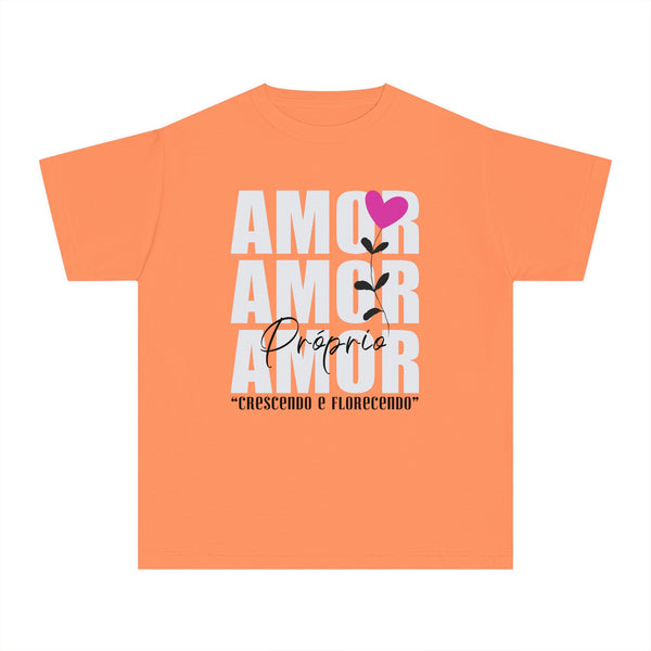 ♡ Amor Próprio .: Crescendo e Florescendo .: Youth girl's Tee (Classic Fit)