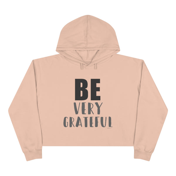 ♡ BE Very Grateful :: Super Stylish Crop-top Hoodie