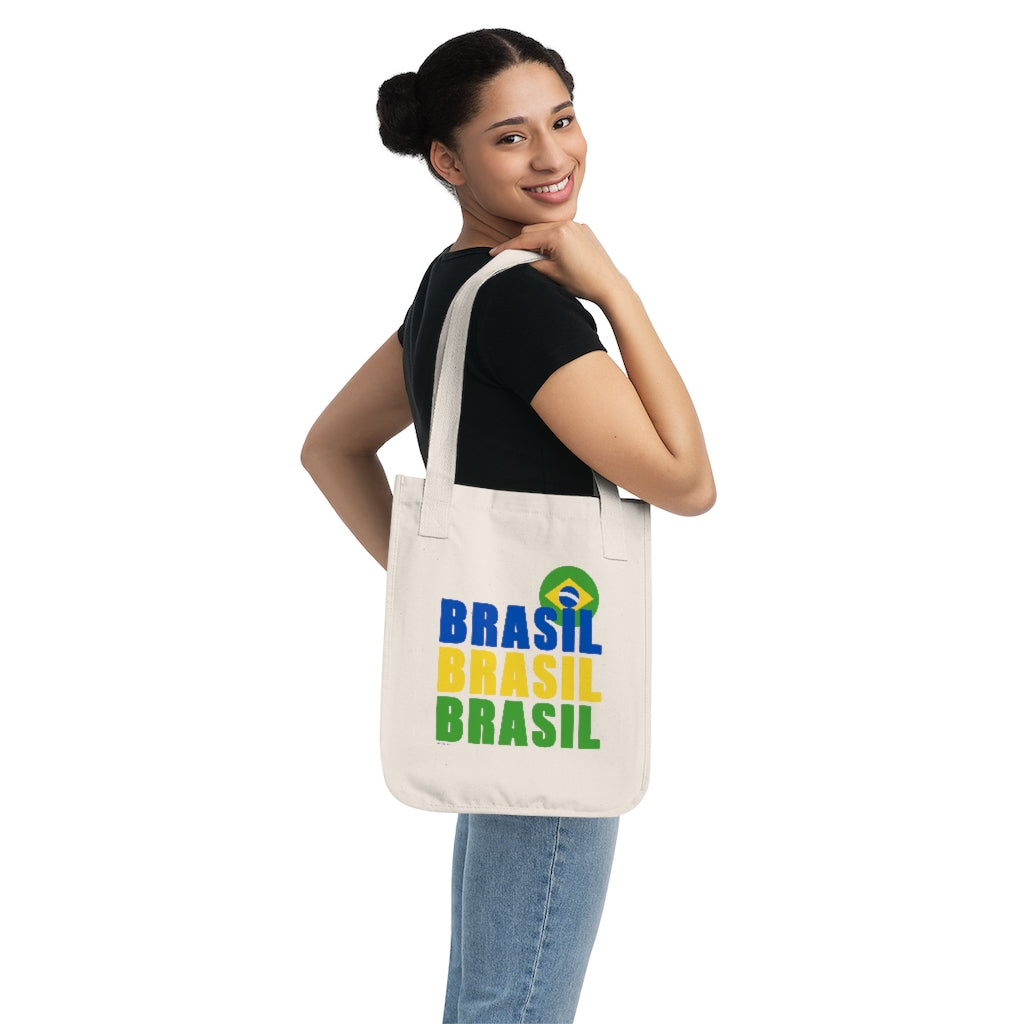 BRASIL .: Organic Canvas Tote Bag