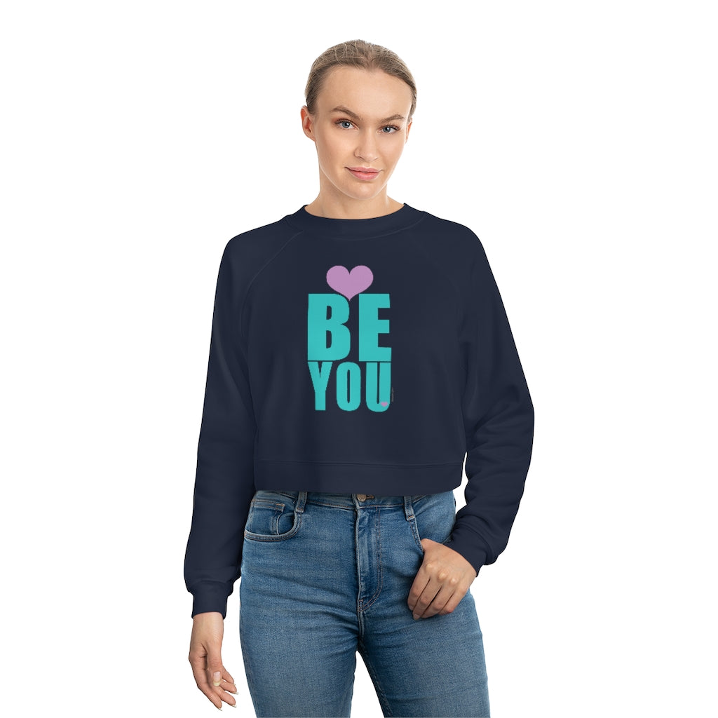 ♡ Relaxed fit Cropped Fleece Pullover (BE YOU Collection)