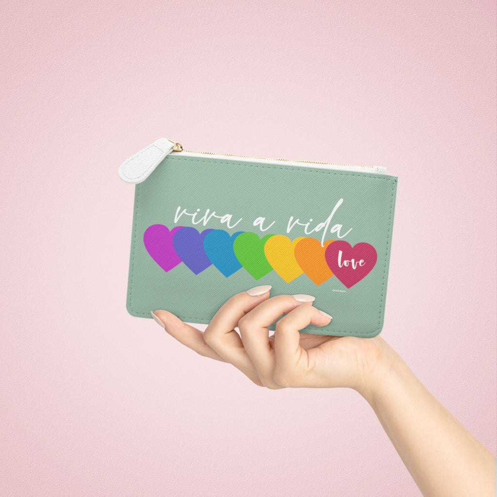 ♡ Viva a Vida :: Mini Clutch Bag with Inspirational Design