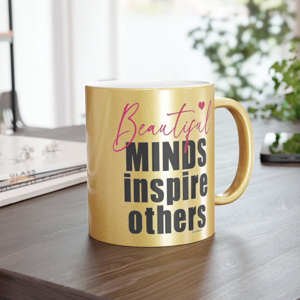 ♡ Inspirational Metallic Mug (Silver\Gold)