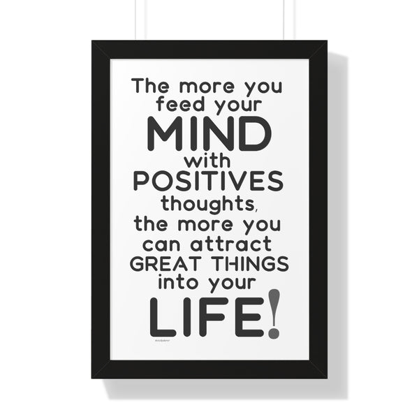♡ Inspirational Framed Poster Decoration (16″ × 24″)