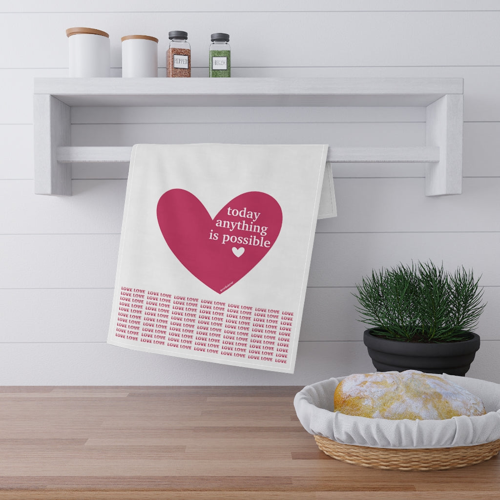 ♡ Decorative Kitchen Towel with Positive Affirmations
