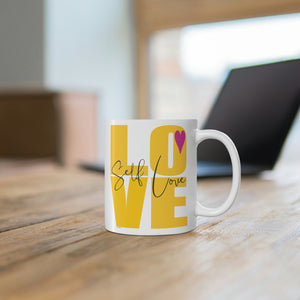 ♡ Self LOVE :: Inspirational & Motivational Coffee or Tea Mug  :: 11oz