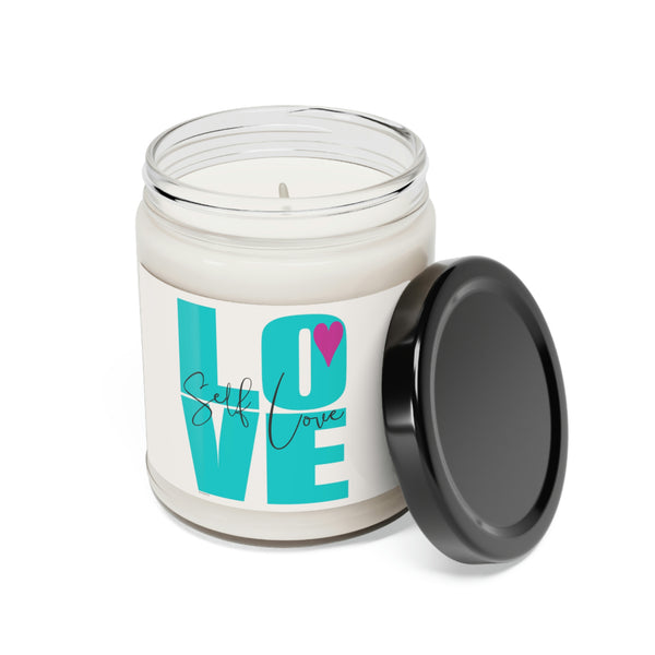 ♡ Self-LOVE .:  Inspirational :: 100% natural Soy Candle, 9oz  :: Eco Friendly