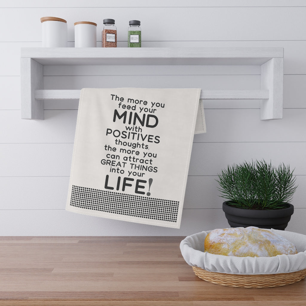 ♡ Decorative Kitchen Towel with Positive Affirmations