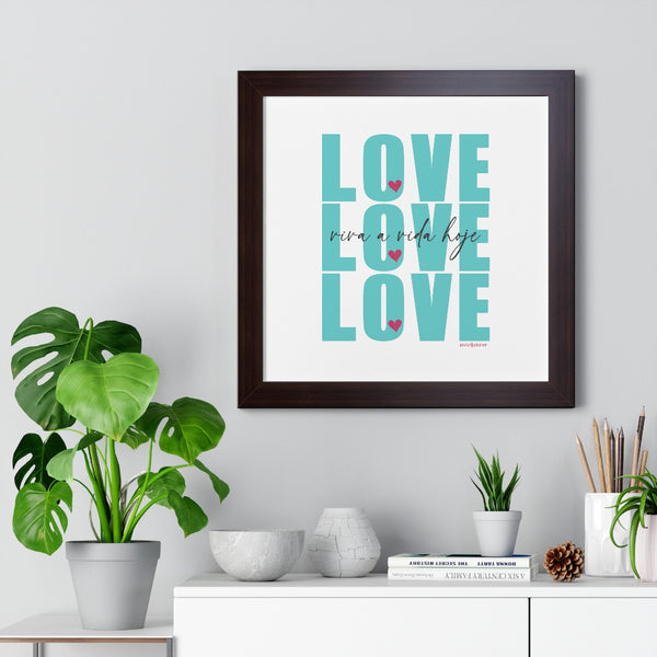 ♡ Inspirational Framed Poster Decoration