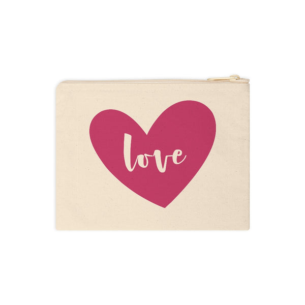 ♡ LOVE .: Natural Cotton Zipper Pouch