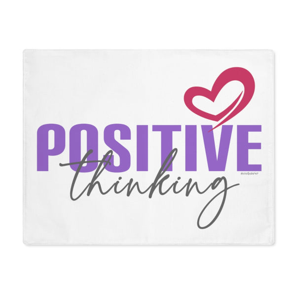 ♡ POSITIVE Thinking :: Inspirational Placemat (100% Cotton)