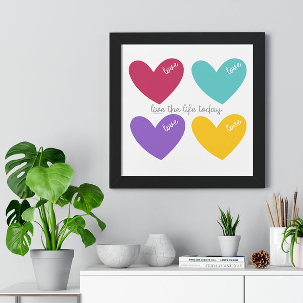♡ Inspirational Framed Poster Decoration