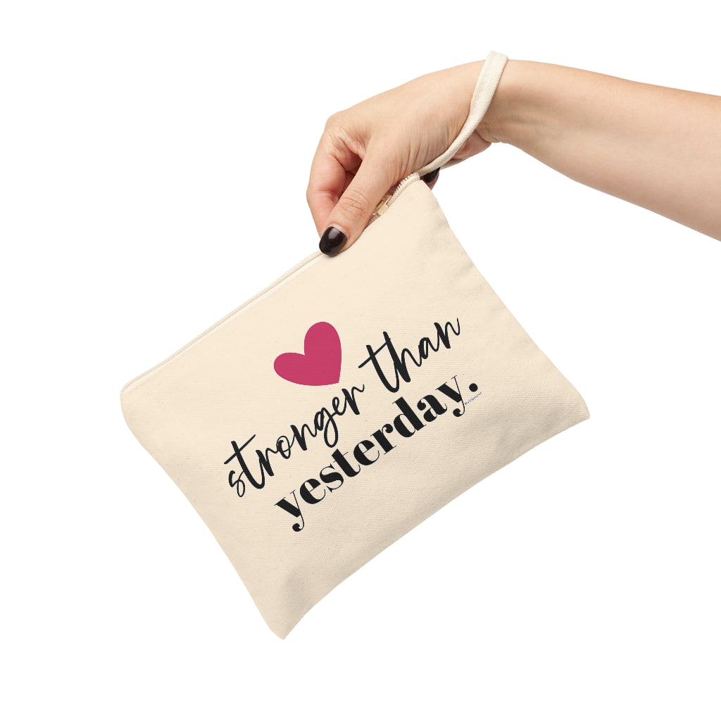♡ Stronger than Yesterday .: Natural Cotton Zipper Pouch