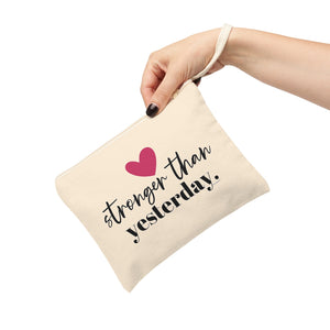 ♡ Stronger than Yesterday .: Natural Cotton Zipper Pouch