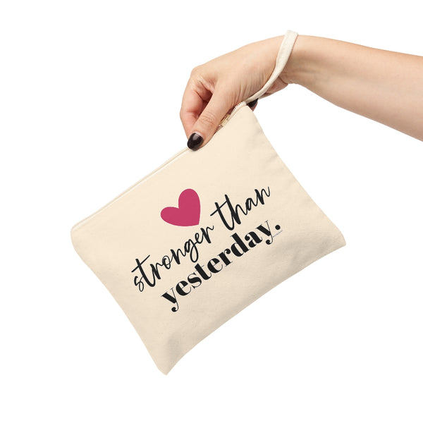 ♡ Stronger than Yesterday .: Natural Cotton Zipper Pouch