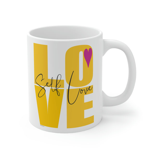 ♡ Self LOVE :: Inspirational & Motivational Coffee or Tea Mug  :: 11oz