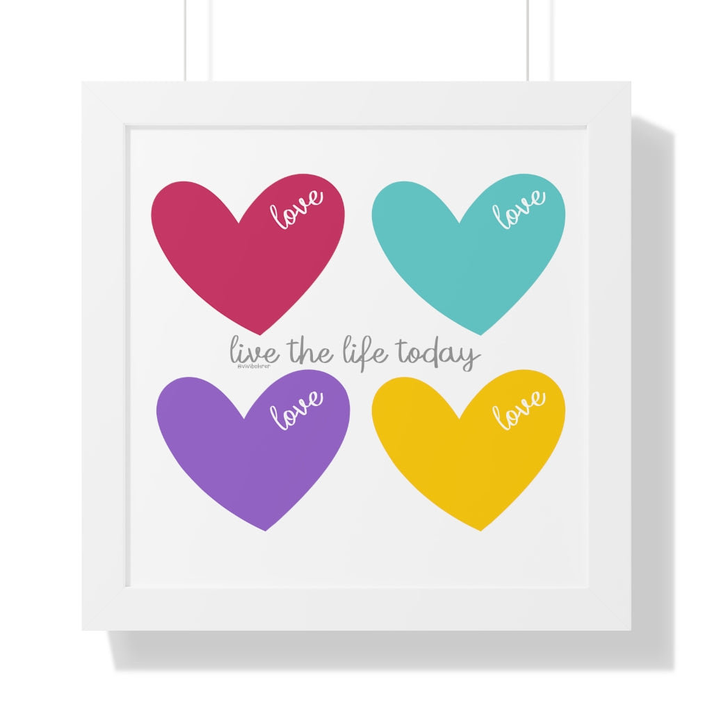 ♡ Inspirational Framed Poster Decoration