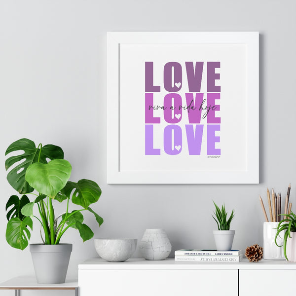 ♡ Inspirational Framed Poster Decoration