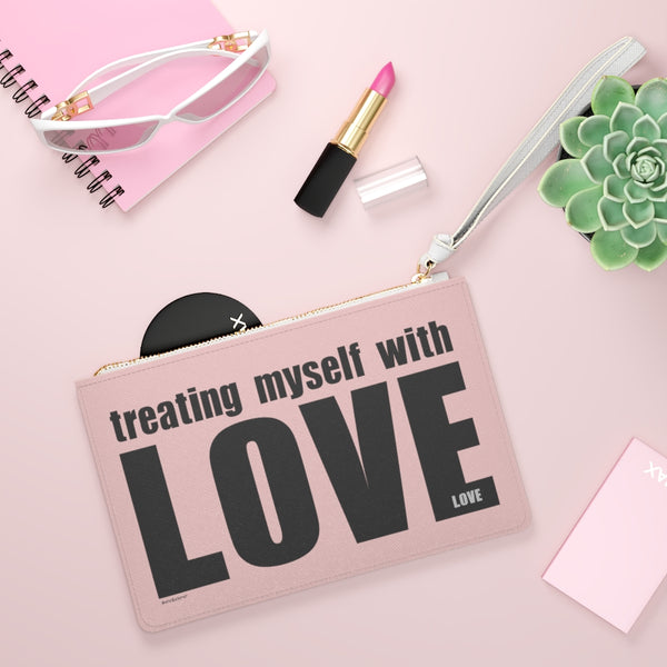 ♡ Treating myself with LOVE :: Clutch Bag with Inspirational Design